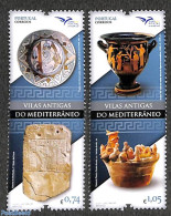Portugal 2022 Euromed, Maritime Archeology 2v, Mint NH, History - Archaeology - Art - Ceramics - Ungebraucht
