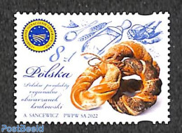 Poland 2022 Bakery Products 1v, Mint NH, Health - Bread & Baking - Food & Drink - Neufs