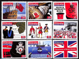 Gibraltar 2004 300 Years British 9v, Mint NH, History - Science - Transport - Various - Flags - History - Education - .. - Post
