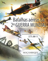 Mozambique 2011 World War II Fighters S/s, Mint NH, History - Transport - World War II - Aircraft & Aviation - WW2 (II Guerra Mundial)