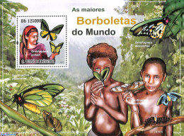 Sao Tome/Principe 2010 Butterflies S/s, Mint NH, Nature - Butterflies - São Tomé Und Príncipe