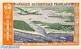 French West Africa 1951 Transport Airmail 1v, Imperforated, Mint NH, Transport - Aircraft & Aviation - Ships And Boats - Aerei