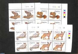 Zimbabwe 1991 Animals, Corner Blocks Of 4 [+], Mint NH, Nature - Animals (others & Mixed) - Zimbabwe (1980-...)