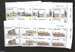 Zimbabwe 1994 Bulawayo, Corner Blocks Of 4 [+], Mint NH, Various - Hotels - Settore Alberghiero & Ristorazione