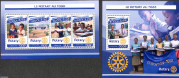 Togo 2016 Rotary 2 S/s, Mint NH, Various - Rotary - Rotary, Lions Club