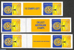 Australia 2005 Rotary Coil Stamps With 3 Diff. Tab Messages, Mint NH, Various - Rotary - Unused Stamps