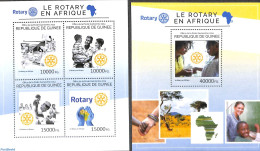 Guinea, Republic 2014 Rotary 2 S/s, Mint NH, Various - Rotary - Rotary Club