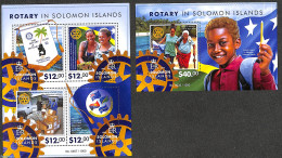 Solomon Islands 2015 Rotary 2 S/s, Mint NH, Various - Rotary - Rotary, Lions Club