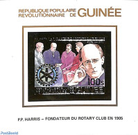 Guinea, Republic 1984 Rotary S/s, Imperforated, Mint NH, Various - Rotary - Rotary Club