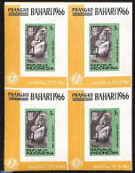 Indonesia 1966 Bahari 1966, 4 Undived S/s In [+], Mint NH, Transport - Ships And Boats - Schiffe