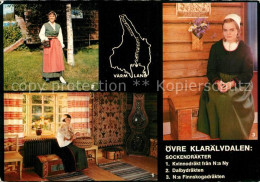 73242961 Dalarna Oevre Klaraelvdalen Sockendraekter Kvinnodraekt Dalbydraekten F - Schweden