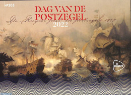 Netherlands 2022 Stamp Day, Prestige Booklet, Mint NH, Transport - Stamp Booklets - Ships And Boats - Ongebruikt