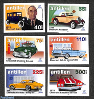 Netherlands Antilles 1998 Automobiles 6v, Imperforated, Mint NH, Transport - Automobiles - Automobili