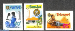 Netherlands Antilles 1999 50 Years G.O.G., Imperforated, Mint NH, Performance Art - Music - Musik