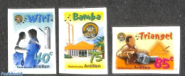Netherlands Antilles 1999 50 Years G.O.G., Imperforated, Mint NH, Performance Art - Music - Music