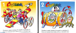 Czech Republic 2010 Comics 2 Booklets S-a, Mint NH, Stamp Booklets - Art - Comics (except Disney) - Andere & Zonder Classificatie