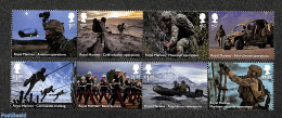 Great Britain 2022 Royal Marines 8v (2x [:::]), Mint NH, History - Performance Art - Transport - Various - Militarism .. - Ongebruikt