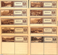 Austria 1930 10 Illustrated Postcards, Unused Postal Stationary - Brieven En Documenten