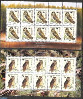 Lithuania 2004 Owls 2 M/s, Mint NH, Nature - Birds - Owls - Lithuania