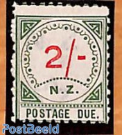 New Zealand 1899 2sh, Postage Due, Without Gum, Stamp Out Of Set, Unused (hinged) - Autres & Non Classés