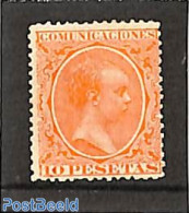 Spain 1889 10pta, Unused, Stamp Out Of Set, Unused (hinged) - Nuovi