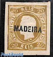 Madeira 1868 20R, Stamp Out Of Set, Unused (hinged) - Madeira