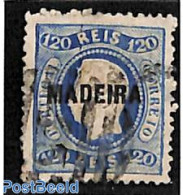 Madeira 1868 120R, Used, Stamp Out Of Set, Used Stamps - Madeira