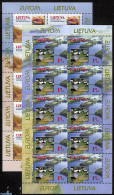Lithuania 1999 Europa, Parks 2 M/s, Mint NH, History - Nature - Europa (cept) - National Parks - Natura