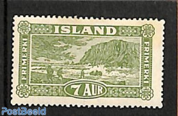 Iceland 1925 7a, Stamp Out Of Set, Unused (hinged), Nature - Fishing - Water, Dams & Falls - Neufs