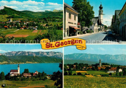 73242901 St Georgen Attergau Kirche Panoramen St Georgen Attergau - Autres & Non Classés