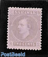 Malaysia 1875 Sarawak, 2c, Stamp Out Of Set, Without Gum, Unused (hinged) - Otros & Sin Clasificación