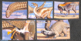 Australia 2022 Dinosaurs 5v, Mint NH, Nature - Prehistoric Animals - Neufs