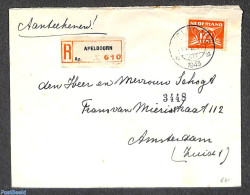 Netherlands 1943 17.5c On Registered Cover, Postal History - Covers & Documents