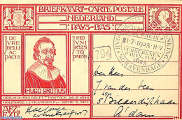 Netherlands 1925 Postcard 12.5c, , Used Postal Stationary - Lettres & Documents