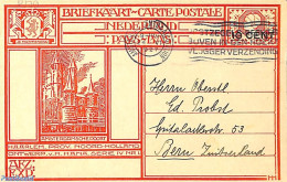 Netherlands 1926 Postcard 10c On 12.5c, Haarlem, Used Postal Stationary - Cartas & Documentos