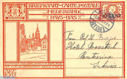 Netherlands 1926 Postcard 10c On 12.5c, Zutphen, Used Postal Stationary - Brieven En Documenten