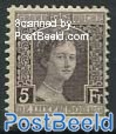 Luxemburg 1914 5Fr, Stamp Out Of Set, Mint NH - Ongebruikt