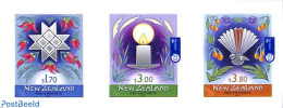 New Zealand 2022 Christmas 3v S-a, Mint NH, Religion - Christmas - Nuovi