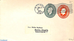 Canada 1935 Envelope 1c, 2c, Used, Used Postal Stationary - Cartas & Documentos