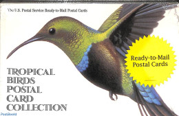 United States Of America 1998 Postcard Booklet Birds, Unused Postal Stationary, Nature - Birds - Lettres & Documents