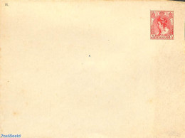 Netherlands 1906 Envelope, 5c, Text On Flap, Unused Postal Stationary - Brieven En Documenten