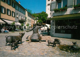 73242838 Wangen Allgaeu Schweinezuechter Skulturen Wangen Allgaeu - Wangen I. Allg.