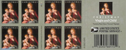 United States Of America 2022 Christmas, Madonna Booklet S-a, Mint NH, Religion - Christmas - Nuevos