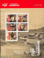 Canada 2022 Canadians In Flight 5v M/s, Mint NH, Transport - Aircraft & Aviation - Unused Stamps