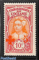 French Oceania 1915 Red Cross 1v, Unused (hinged), Health - Red Cross - Cruz Roja