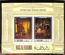 Ras Al-Khaimah 1968 Paintings S/s, Imperforated, Mint NH, Art - Paintings - Rembrandt - Ra's Al-Chaima