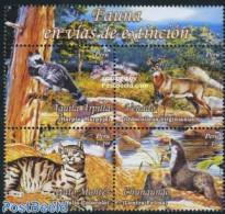 Peru 2007 Endangered Animals 4v+tab [T:+], Mint NH - Other & Unclassified