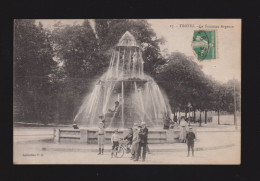 CPA - 10 - Troyes - La Fontaine Argence - Animée - Circulée - Troyes