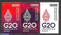 Indonesia 2022 G20 Summit 3v [::], Mint NH - Indonesien