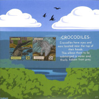 Grenada Grenadines 2021 Crocodiles S/s, Mint NH, Nature - Crocodiles - Reptiles - Grenada (1974-...)
